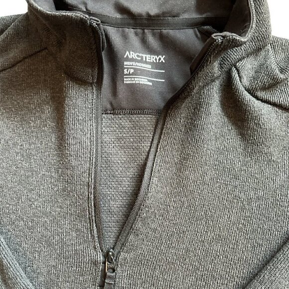Arc'teryx Other - Arc'teryx Men’s Endocon Quarterzip Fleece Pullover Sweater Black Grey Size Small